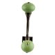 Lime Green Ceramic Antique Iron Hooks